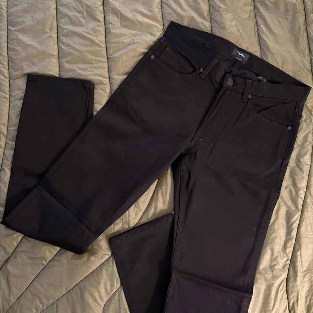 Theory Black Skinny Jeans Premium Denim